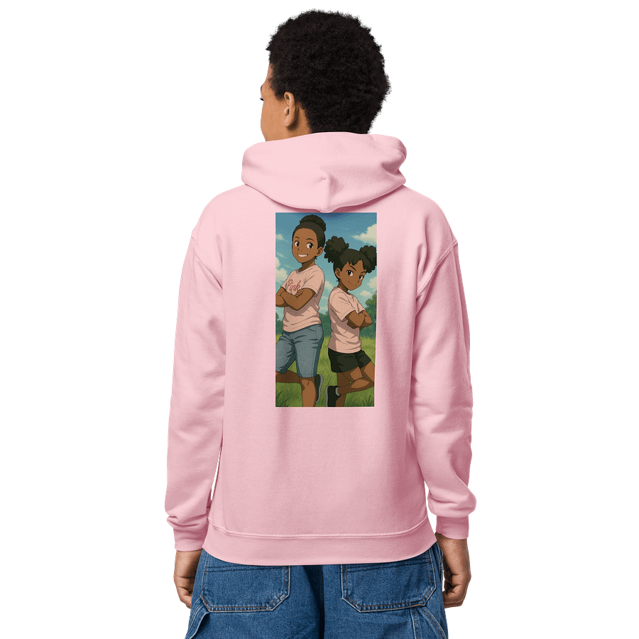 Royal Pink Geometric Crown Hoodie product image (4)