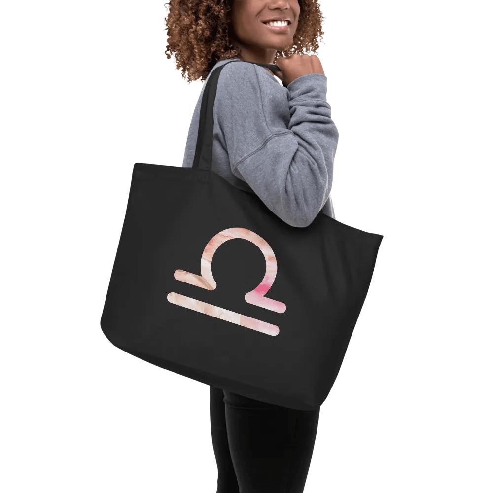 Libra Earth-tone Sigil Cotton Tote product image (9)