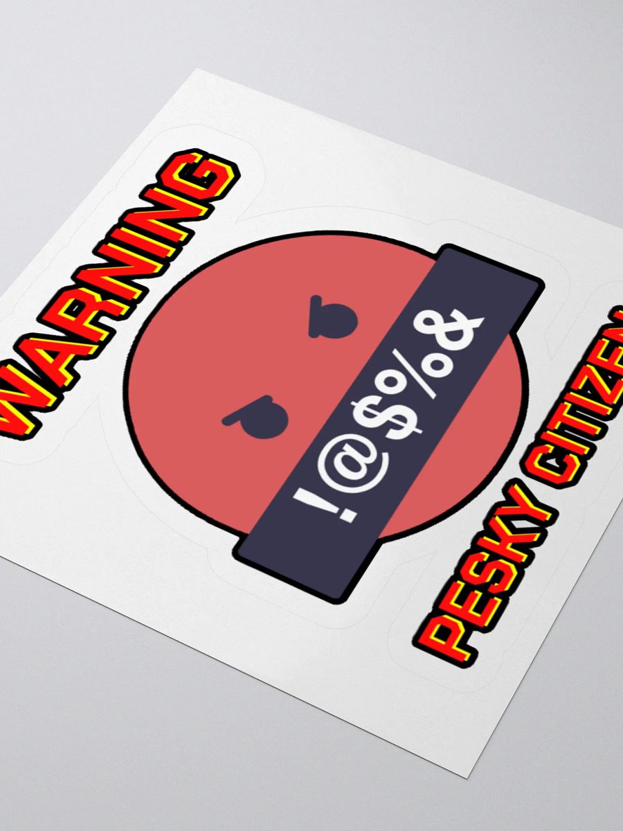 WARNING : PESKY CITIZEN product image (8)