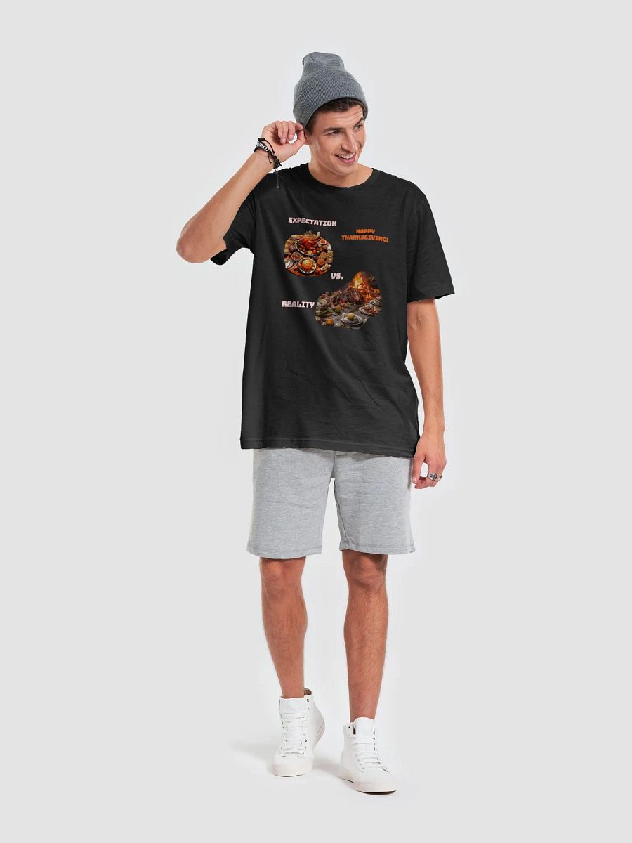 Expectation Vs Reality funny Thanksgiving T-Shirt product image (37)