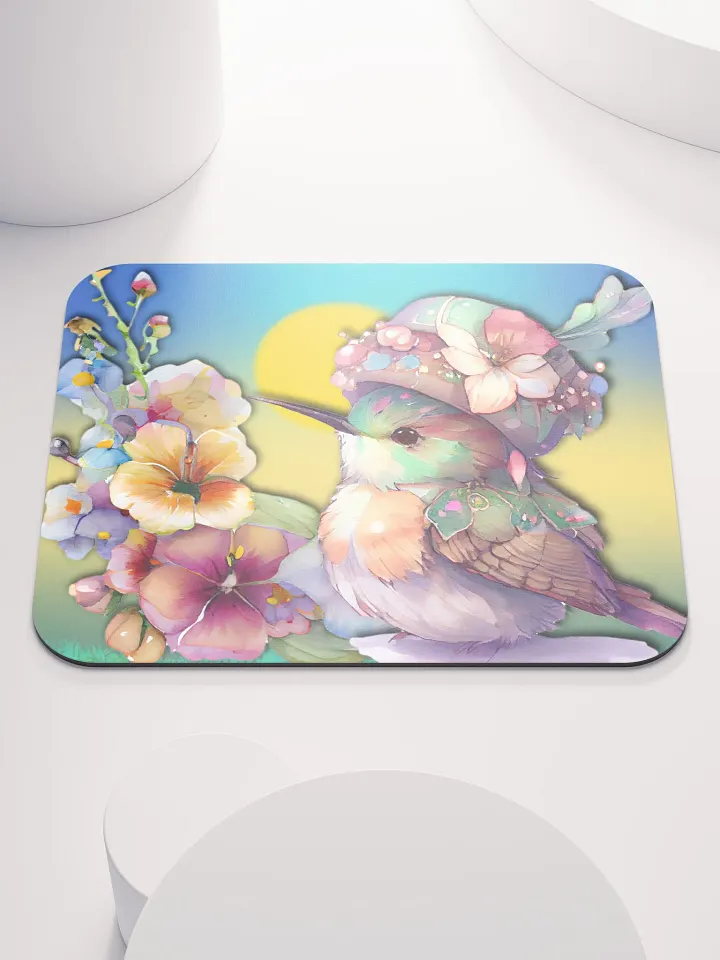 Fancy Bird Sitting in the Sun Mousepad product image (1)