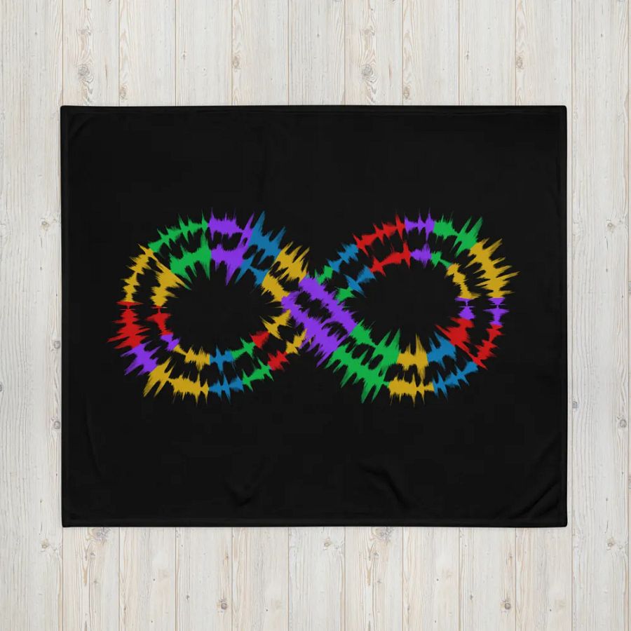 Rainbow Soundwave Infinity Blanket product image (16)