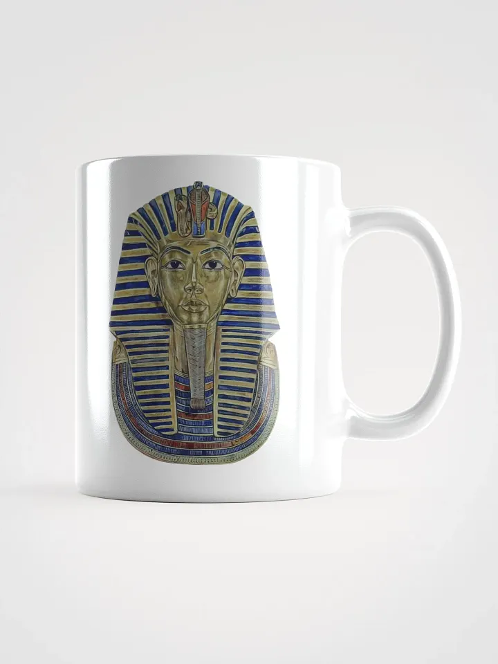Tutankhamun Mask Mug (White) product image (1)