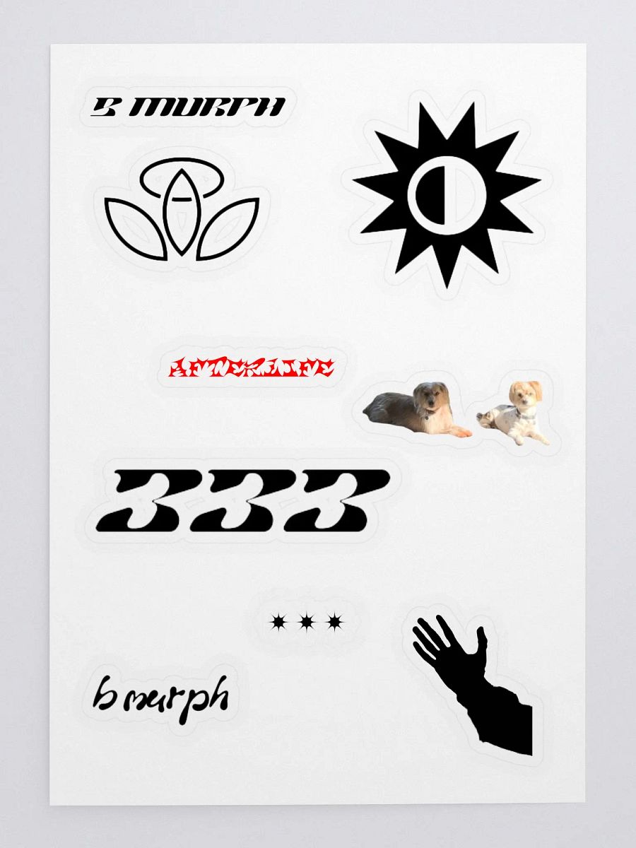 B MURPH Sticker Sheet product image (3)