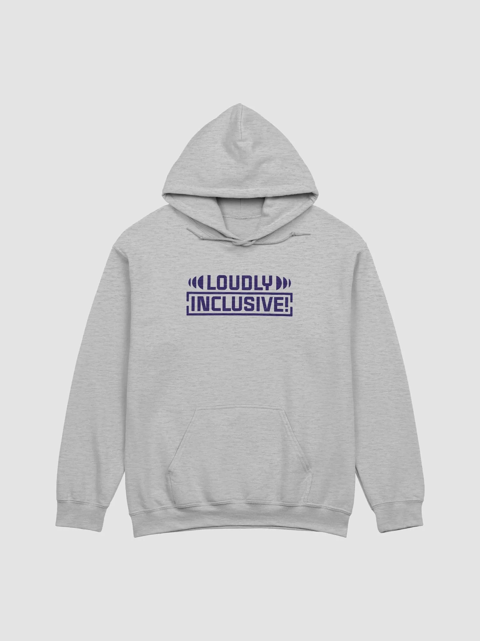 Light Hoodie with Purple Logo product image (1)
