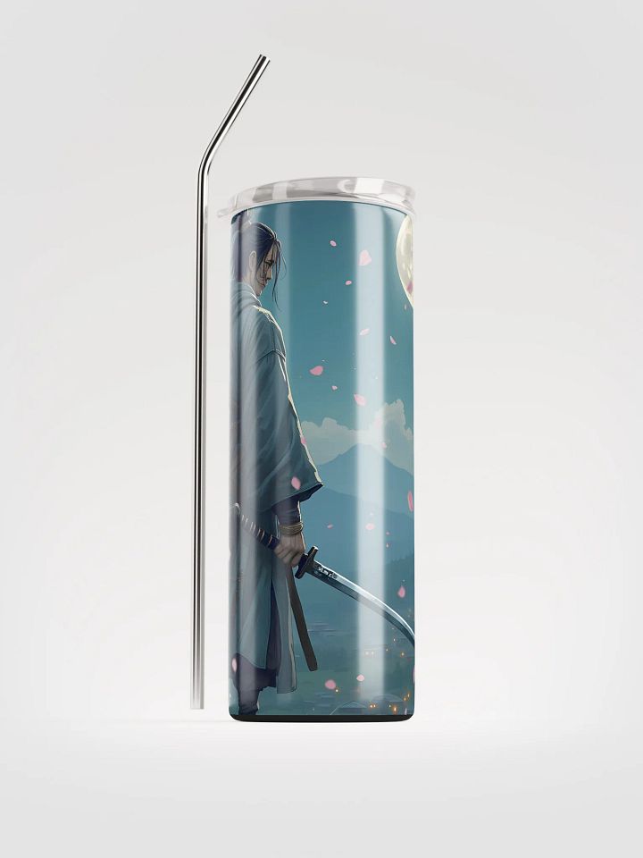 Moonlit Samurai Stainless Steel Tumbler product image (1)