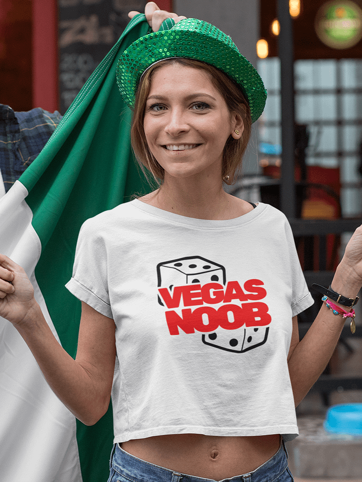 VEGAS NOOB Rollin' Dice Crop Top product image (2)