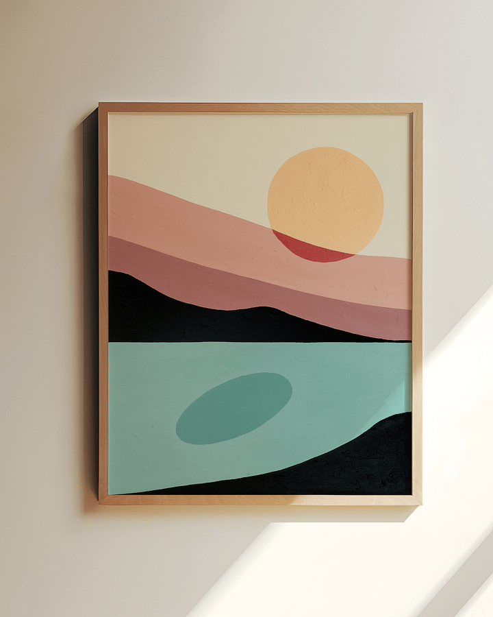 Mountain Sunset Print product image (1)