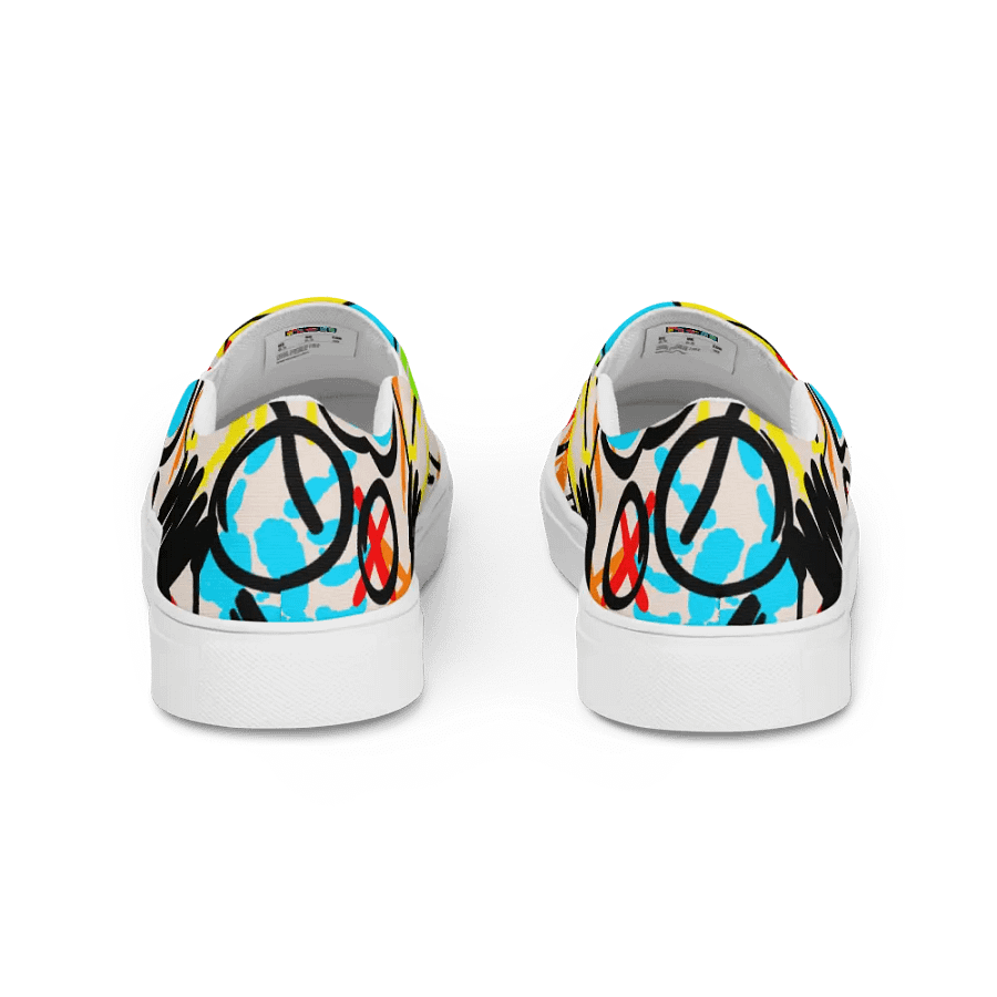 Whimsical Heart Cloud Women's Slip-Ons product image (4)