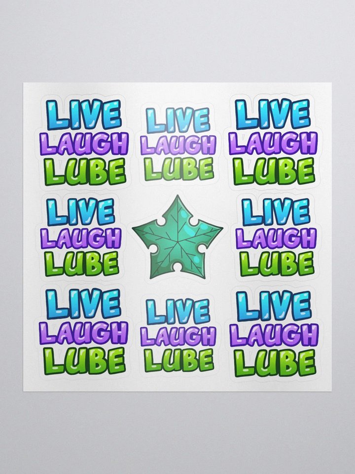 Live Laugh Lube Stickers product image (1)