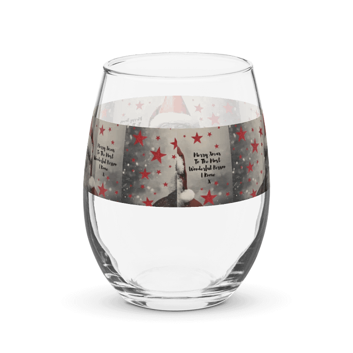 Wine Glass Glasgow Santa product image (2)