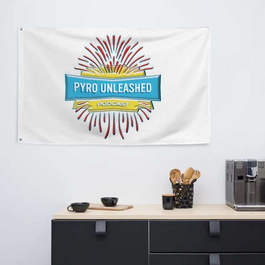 Pyro Unleashed Podcast Flag product image (6)