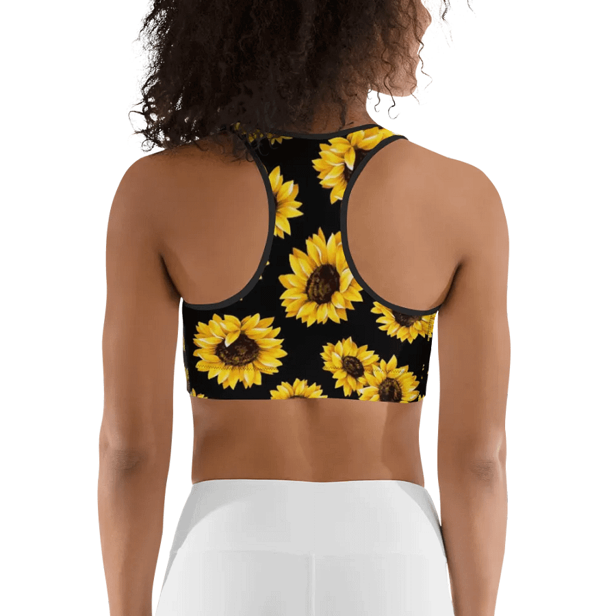 Sunflower Printed Sport's Bra product image (8)