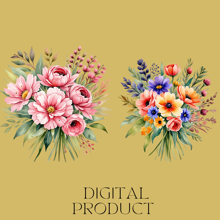 Secret Garden Flower Pack - 10 PNG Designs product image (3)