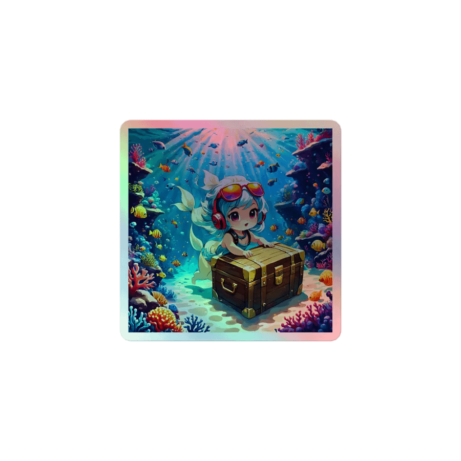 Ocean Treasure Holographic Sticker Set product image (1)