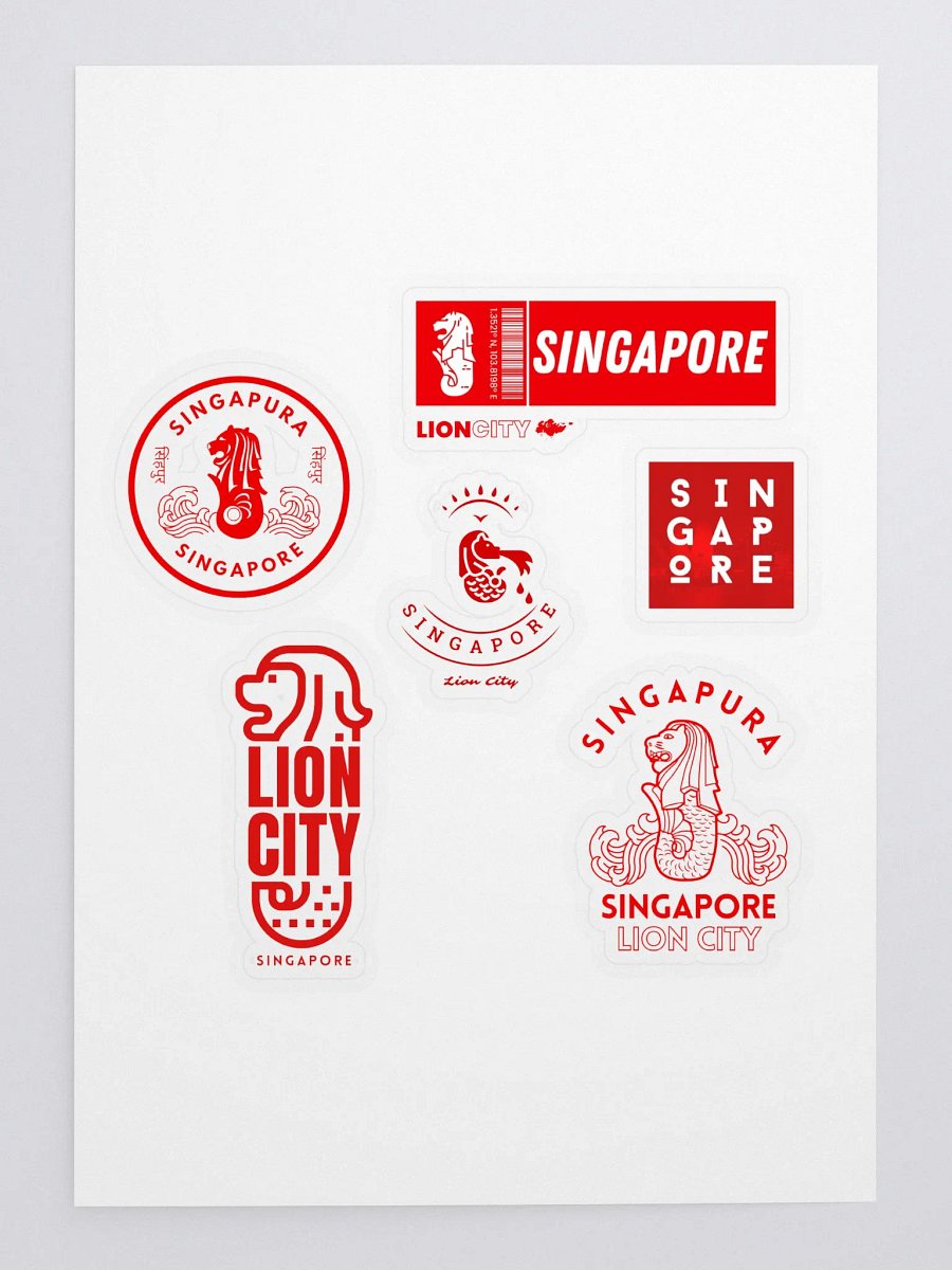 Singaporean Spirit Sticker Sheet product image (1)