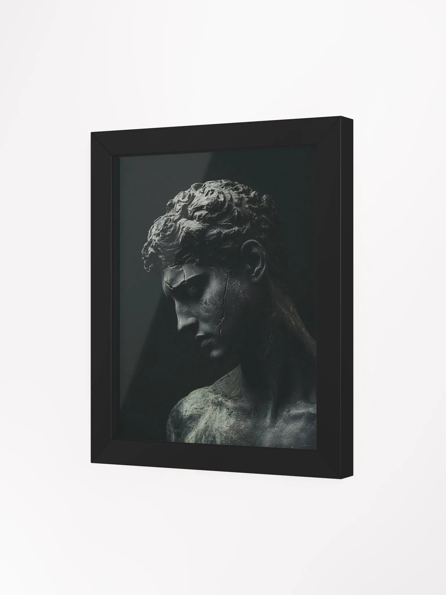 Echo of Silence Wood Framed Matte Poster product image (38)