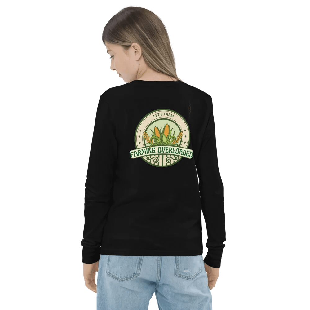 Farming Overloaded's Logo Youth Long Sleeve Tee product image (2)
