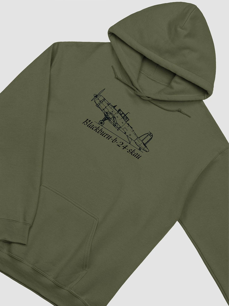 Blackburn b 24 skau Aircraft. Shadowed Comfort Hoodie product image (2)