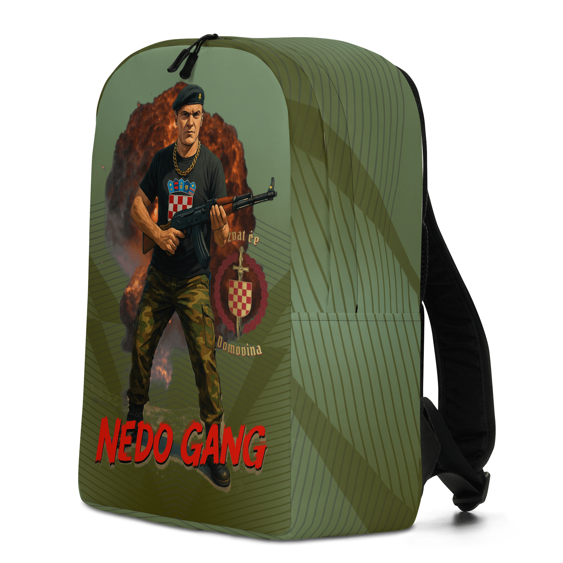 Explosive Patriot All-Over Print Backpack product image (2)