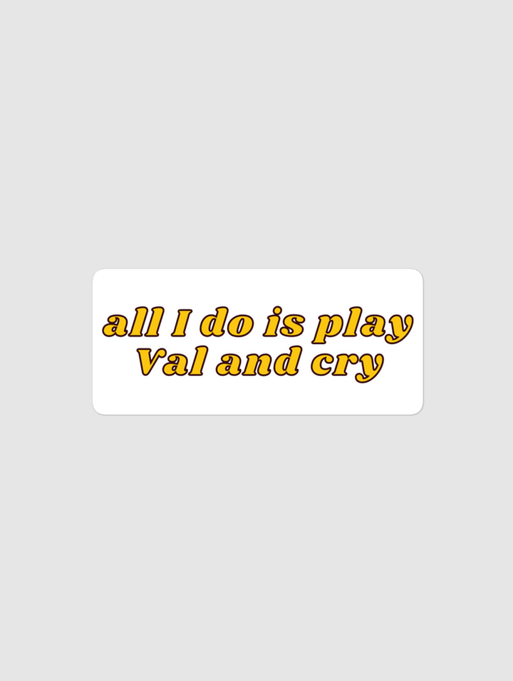 play val and cry sticker product image (1)