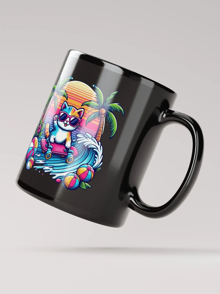Elegant Black Glossy Mug - Premium Quality product image (3)