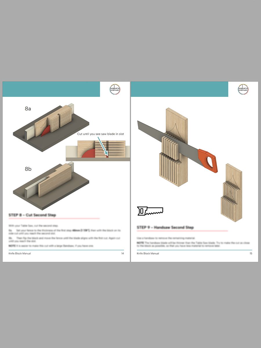 Knife Block In-Drawer Organizer | Digital Plans product image (8)
