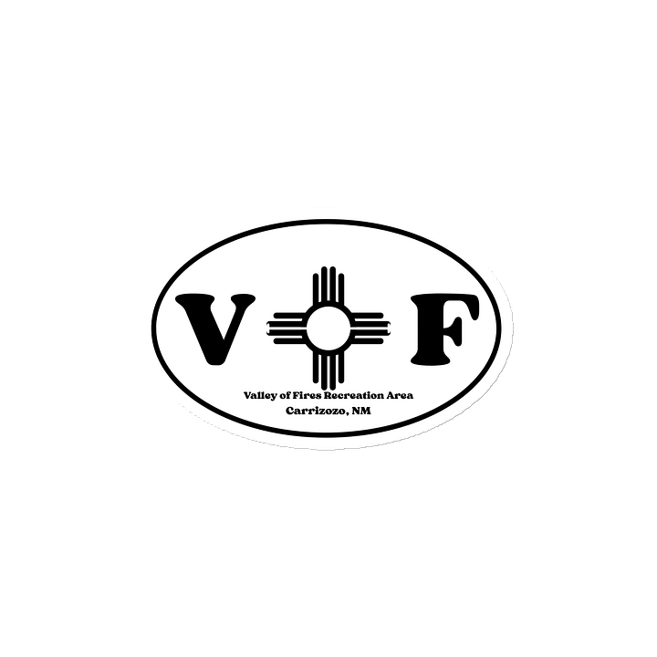 Valley of Fires Oval Magnet product image (1)
