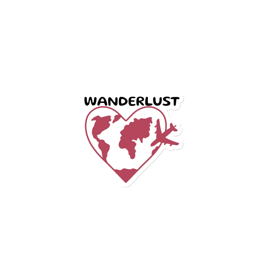 Wanderlust Love Die-Cut Magnets product image (1)