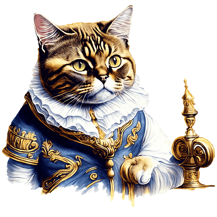 From Paw-princesses to Monarch Meows: Unique Wall Calendar Showcasing Cats as Royal Figures, Includes Stunning Art Prints! product image (1)