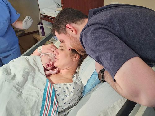 Baby Eagle is finally here!!! Momma and baby are happy and healthy praise God!