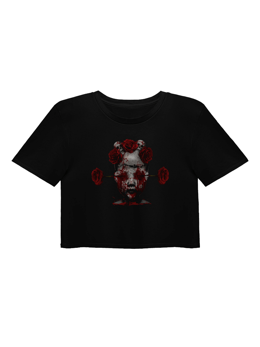 Blood Rose Macabre Crop Top product image (1)