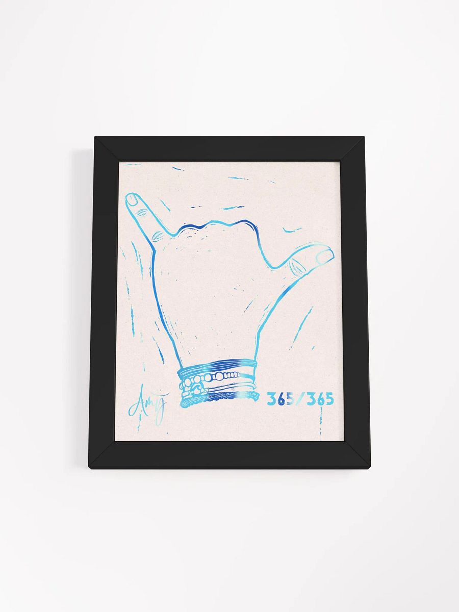 Linocut Hang Loose Art product image (4)