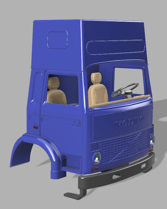 volvo F7 daycab sleeper pod product image (2)