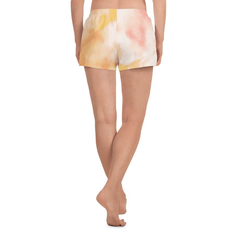 Dreamy Watercolor Print Athletic Shorts product image (4)
