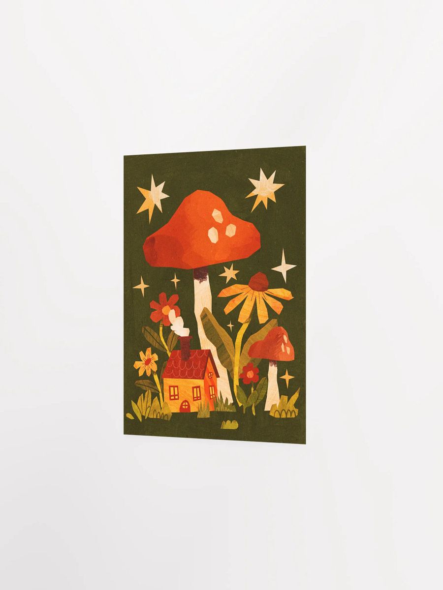 Mushroom Cottage Print product image (3)