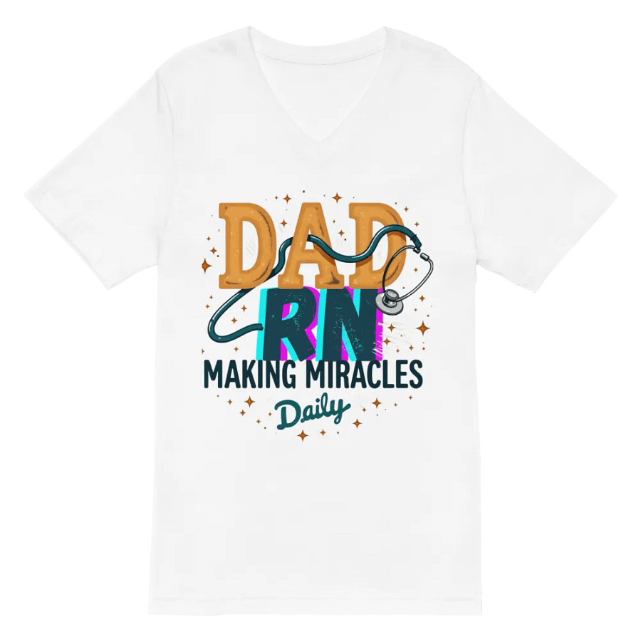 DAD RN Making Miracles v-neck Tee product image (2)