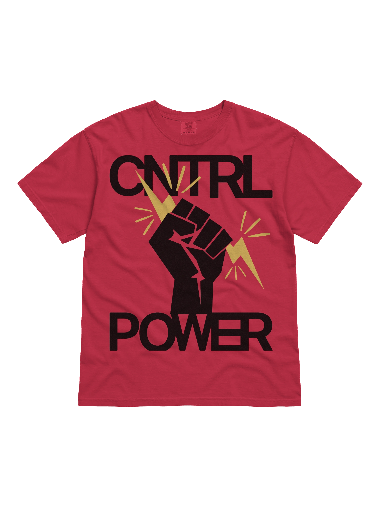 CNTRL (BLK) POWER Tee product image (3)