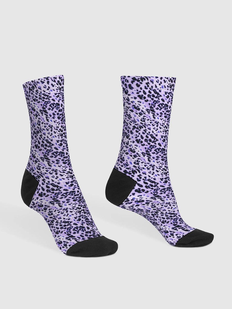 Purple Leopard Skin Socks product image (3)