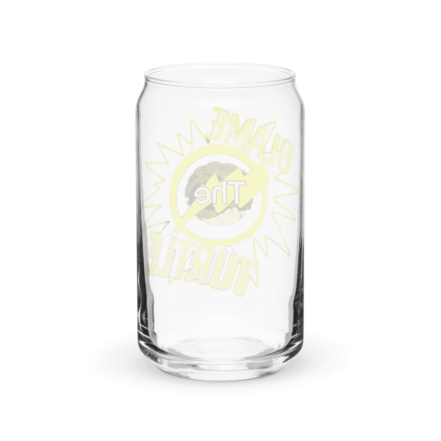 Blame The Turtle! Glass Can Cup product image (38)