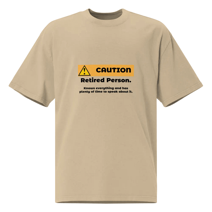 Caution Retired Person product image (1)
