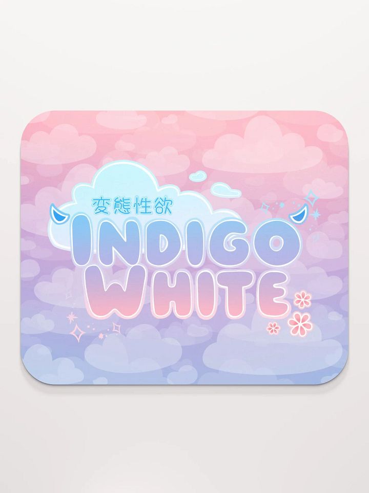 Indigo White Logo Mousepad product image (2)