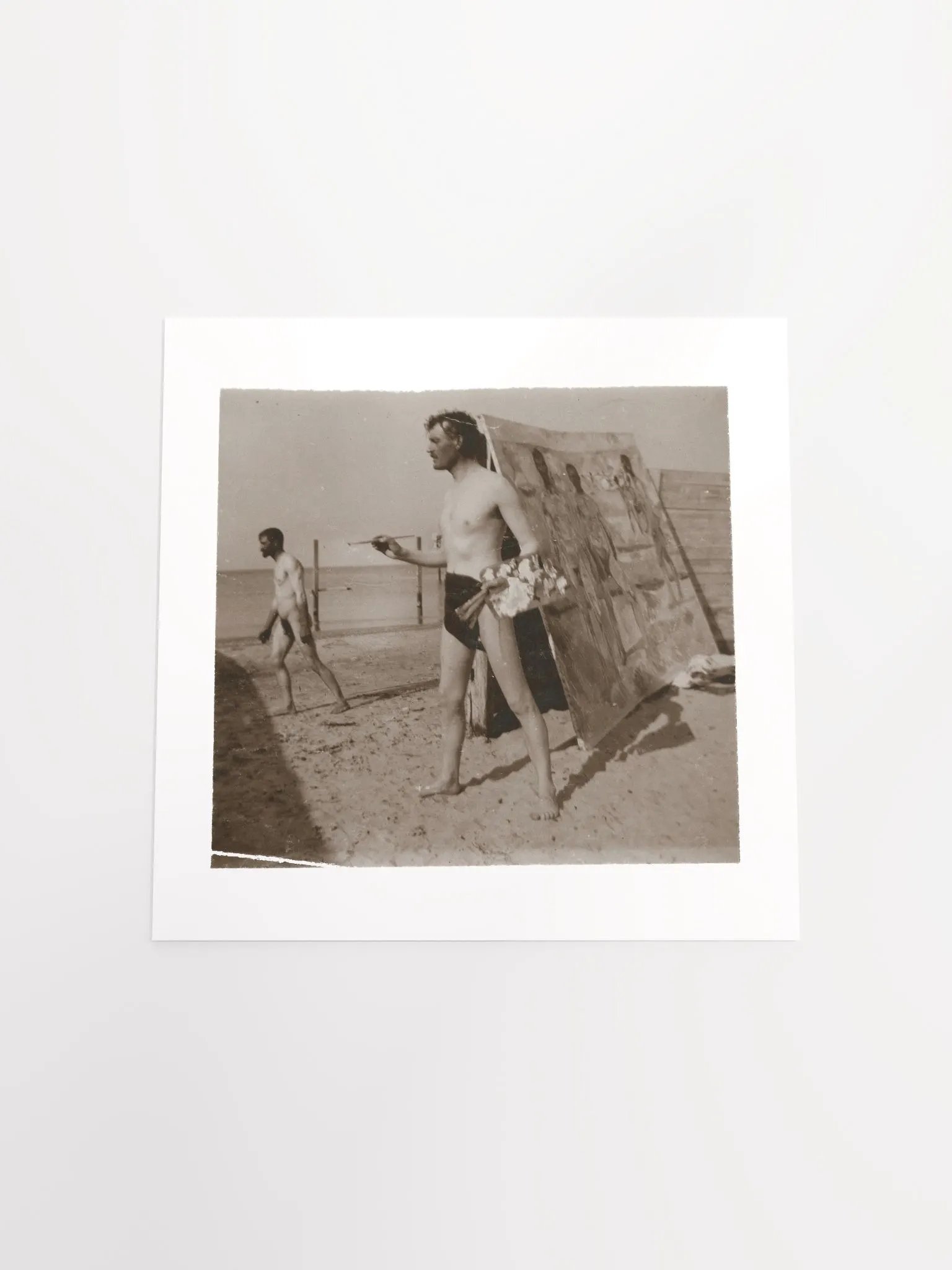 Self-Portrait At The Beach In Warnemünde by Edvard Munch (1907) - Print product image (4)
