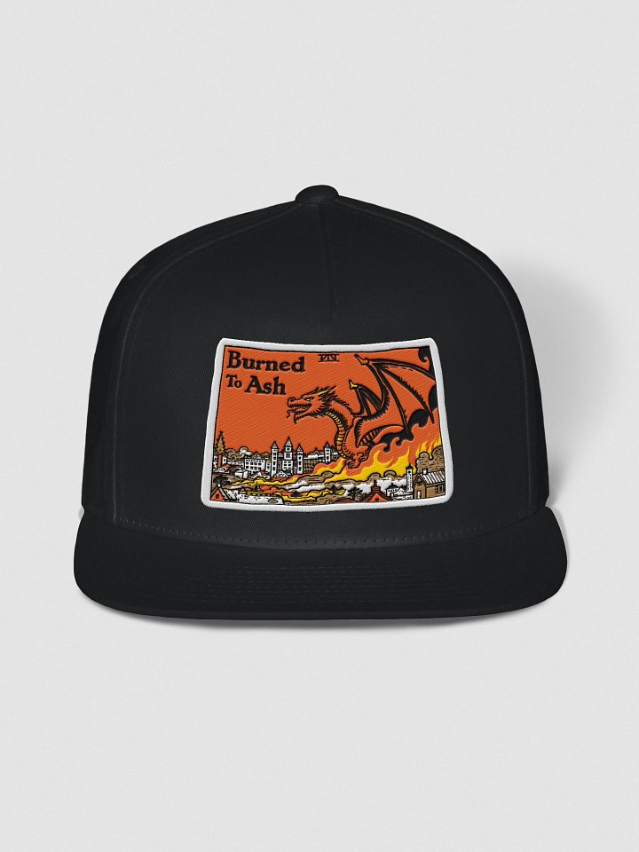 Fantasy Dragon Scene: Burned to Ash Snapback Cap product image (1)