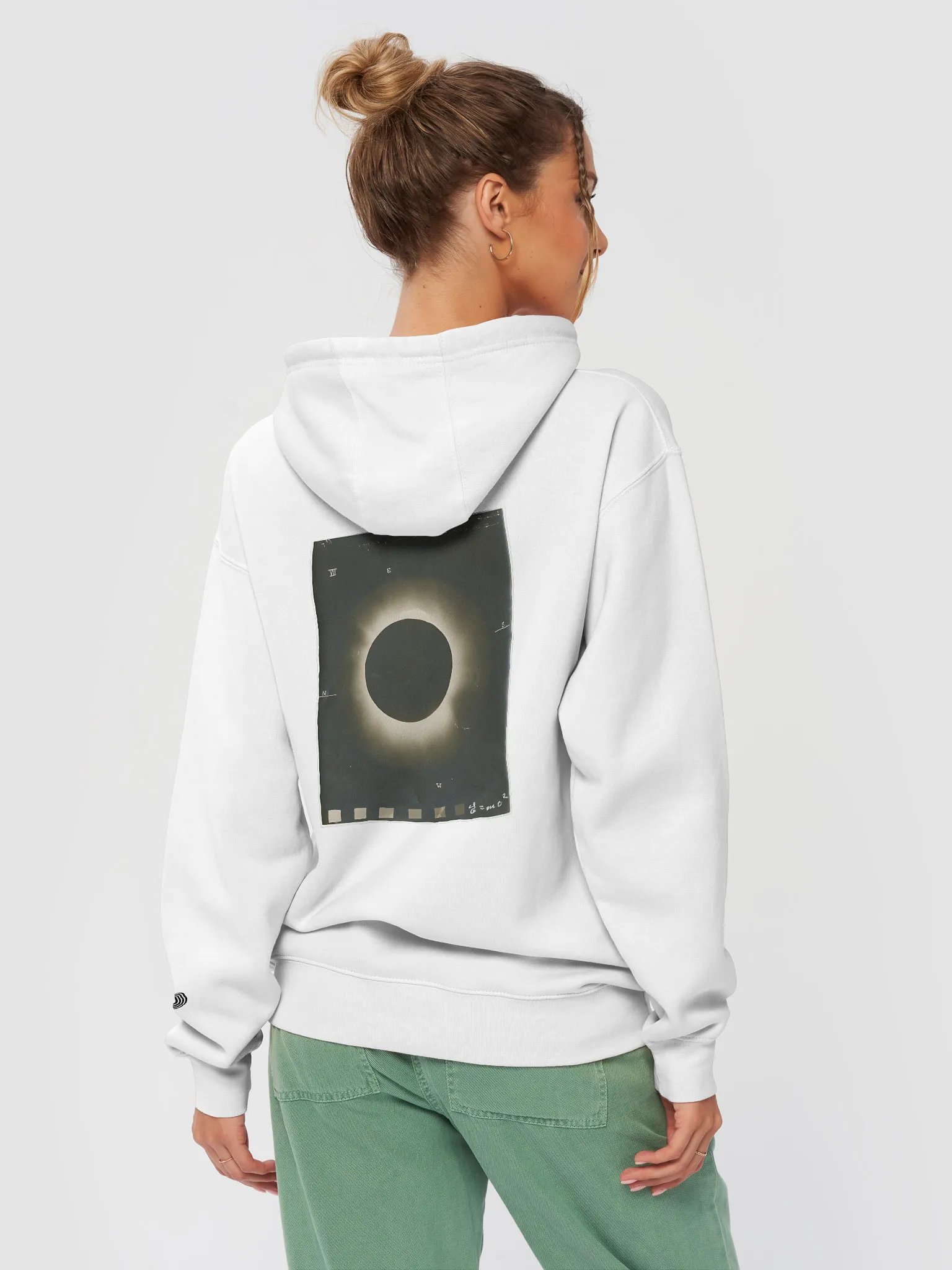 E=mc² White Hoodie product image (4)