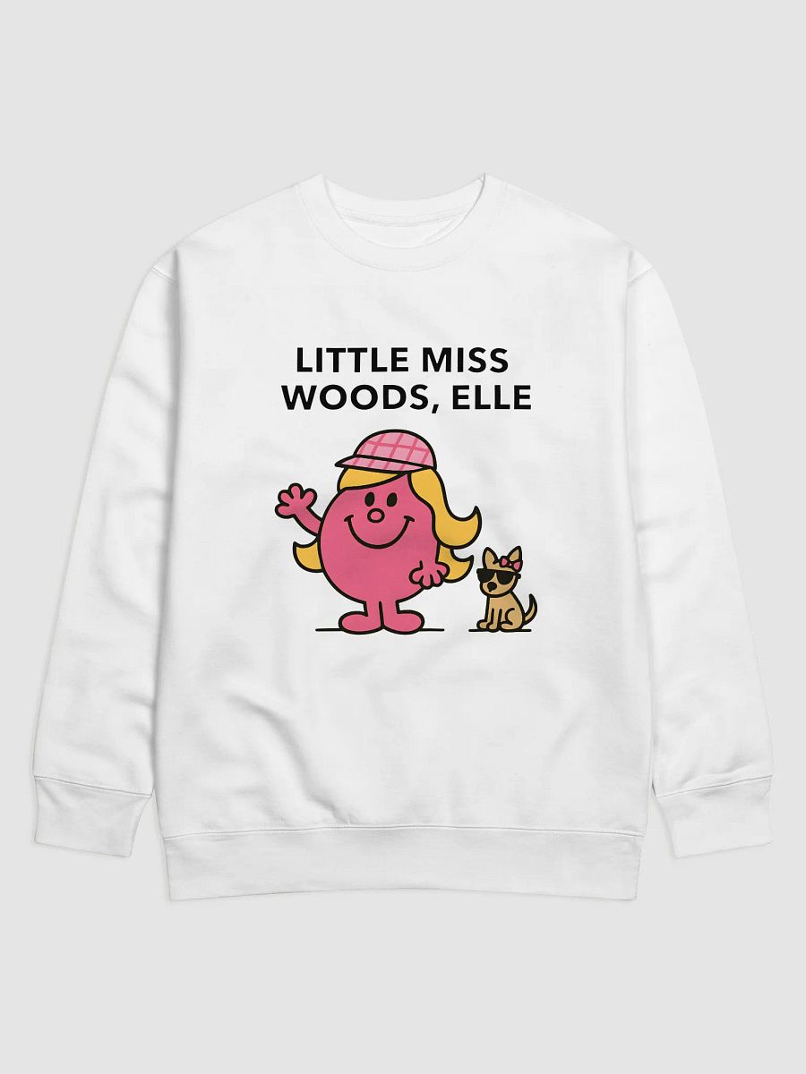 Little Miss Elle Woods Sweatshirt – Cotton Heritage Fleece Feminist Theatre Pullover product image (1)