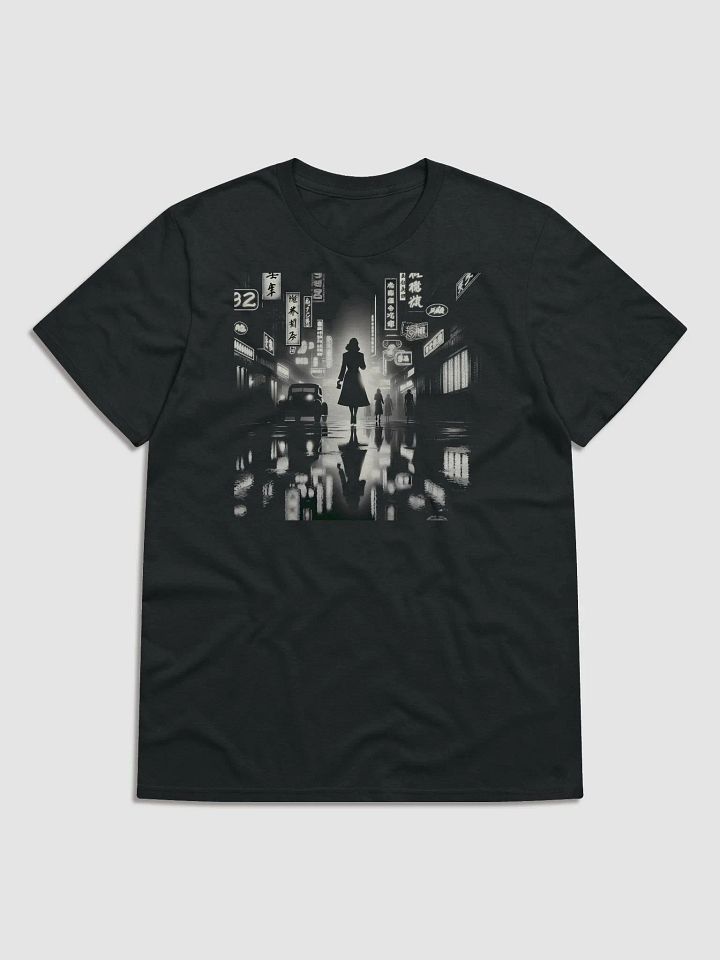 Neon Noir: Shadows of the City (Front Print Womens Tee) product image (1)