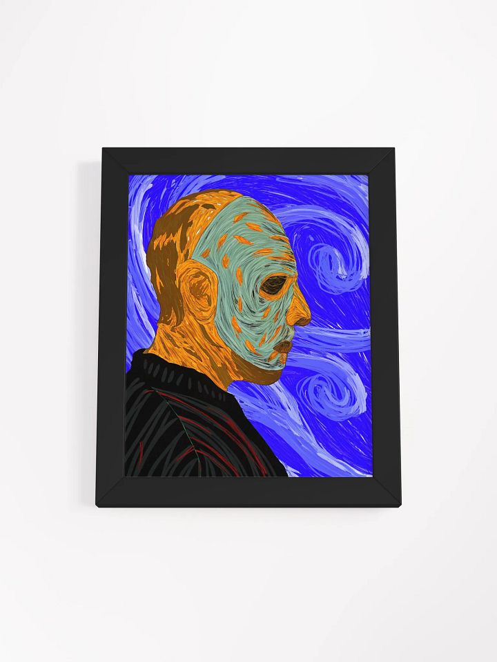 The Masked Wanderer – Macabre Van Gogh-Inspired Print product image (1)