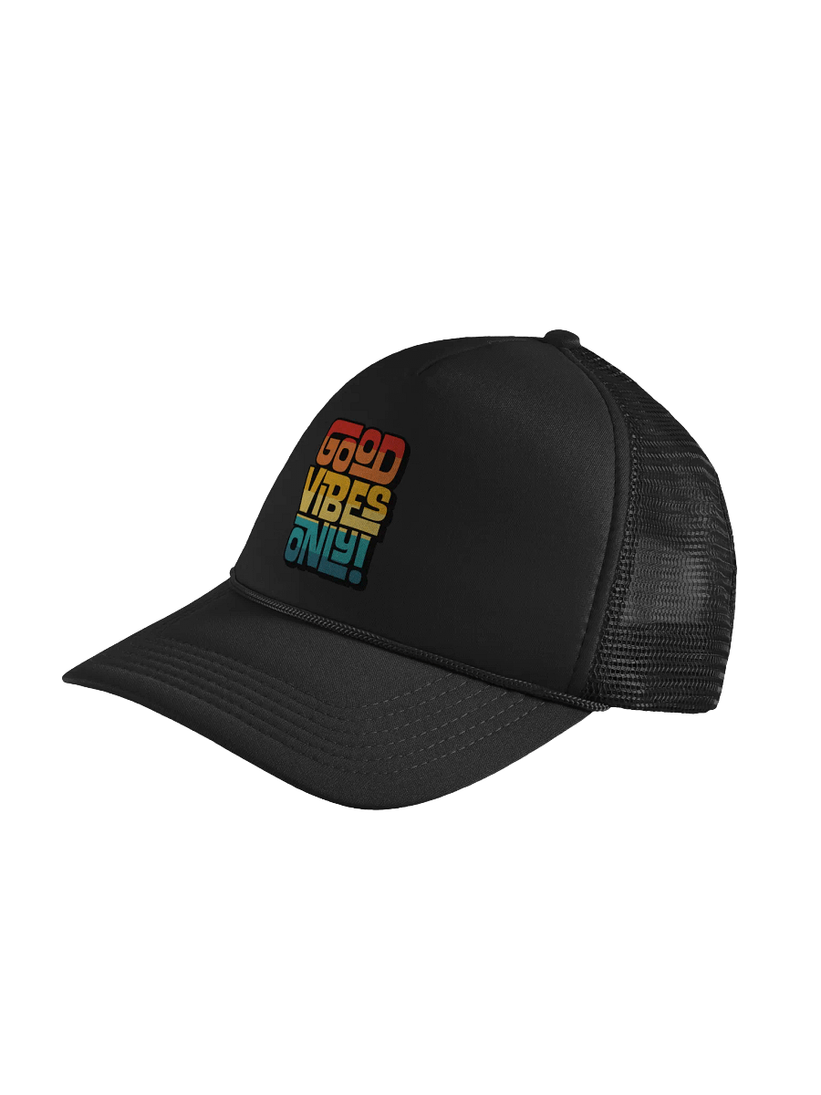 Good Vibes Only Vintage Sunset Foam Trucker Hat product image (2)