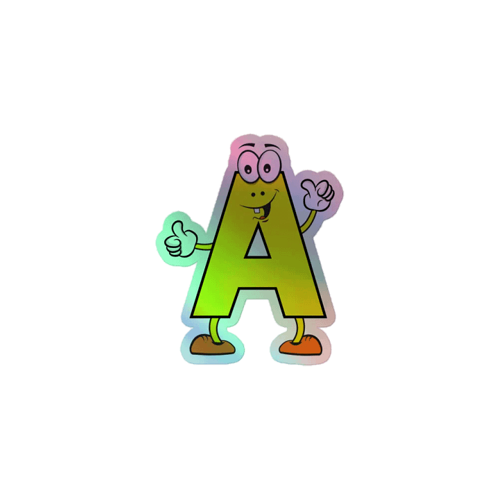 A Holographic Cartoon Character Sticker product image (1)
